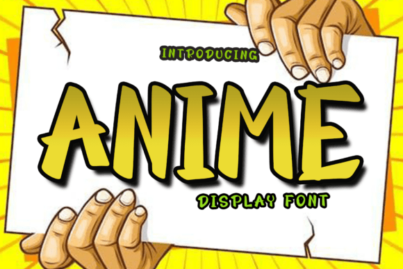 Anime Font: A Fresh Approach to Modern Design