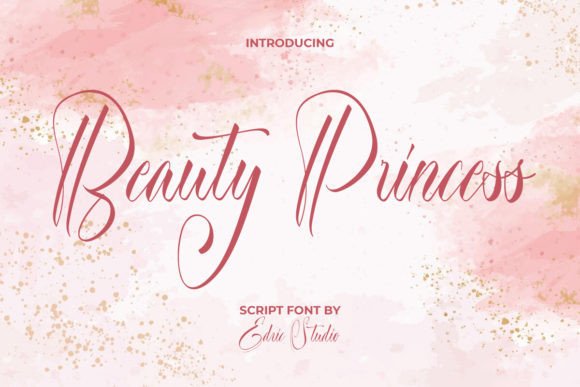 Beauty Princess: Royal Elegance in Modern Typography