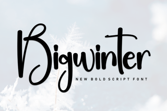 Bigwinter: Energize Your Designs with Playful Script Typography