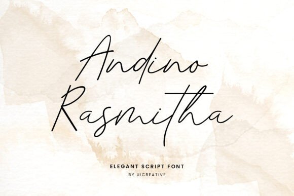 Discover Andino Rasmitha: The Elegant Script for Modern Branding