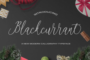 Elevate Your Designs with the Elegant Blackcurrant Font