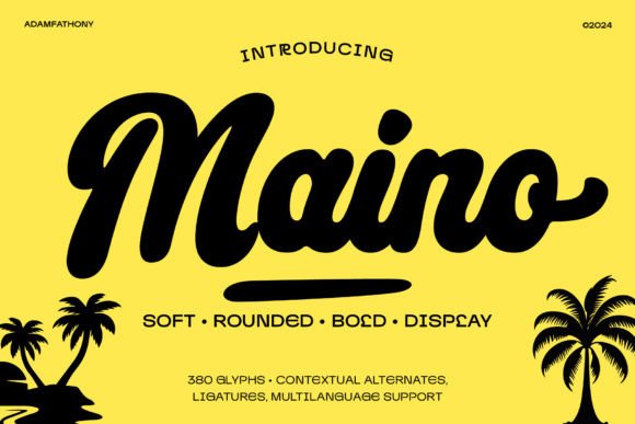 Maino: Playful Script Font for Modern Design
