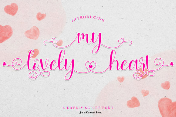 My Lovely Heart: The Elegant Script Font for Modern Design