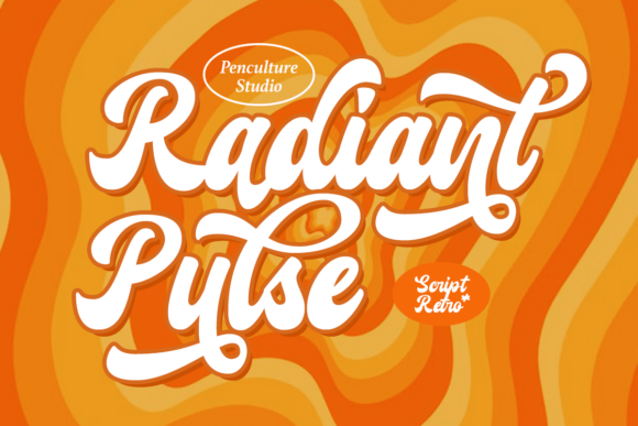 Radiant Pulse: A Bold Script for Dynamic Visual Design