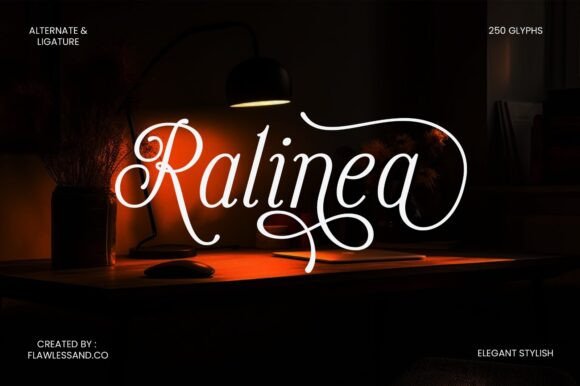 Ralinea: Elevating Design with Fluid Script Typography