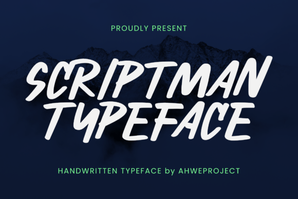 Scriptman: The Authentic Script Font for Modern Design