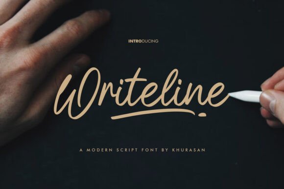 Writeline: Elevating Visual Design with Modern Script Typography