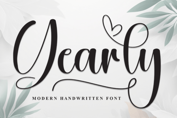 Yearly: A Bold Handwritten Script for Modern Design